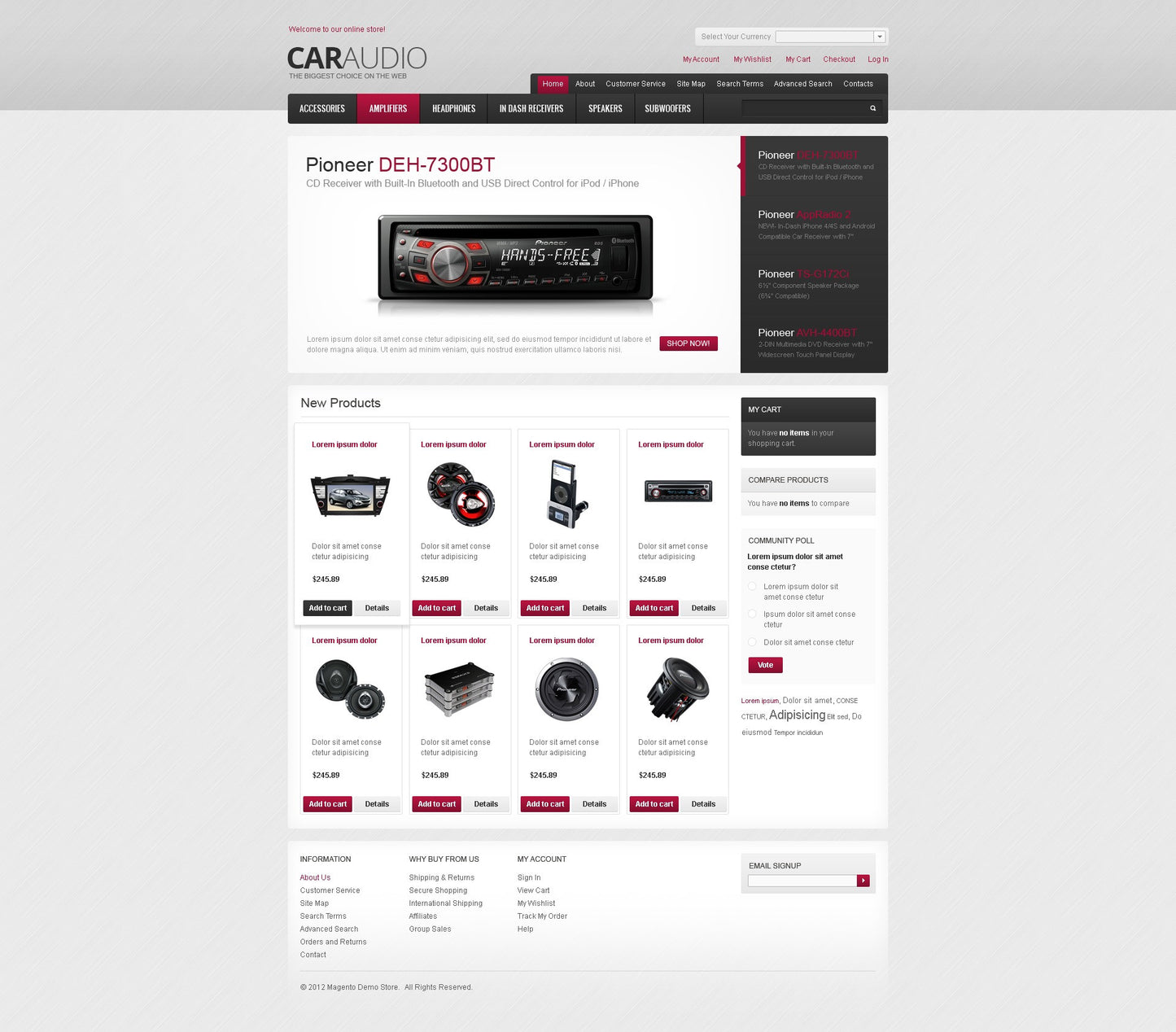Magento Themes - GoWebBaby.Com