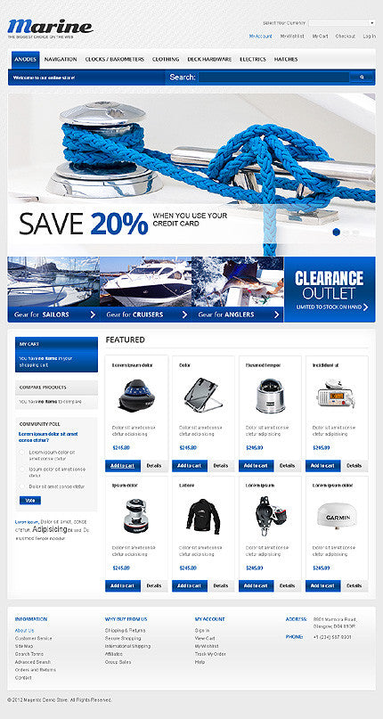 Magento Themes - GoWebBaby.Com