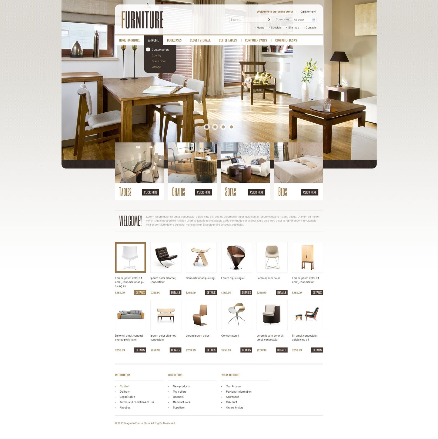 Magento Themes - GoWebBaby.Com