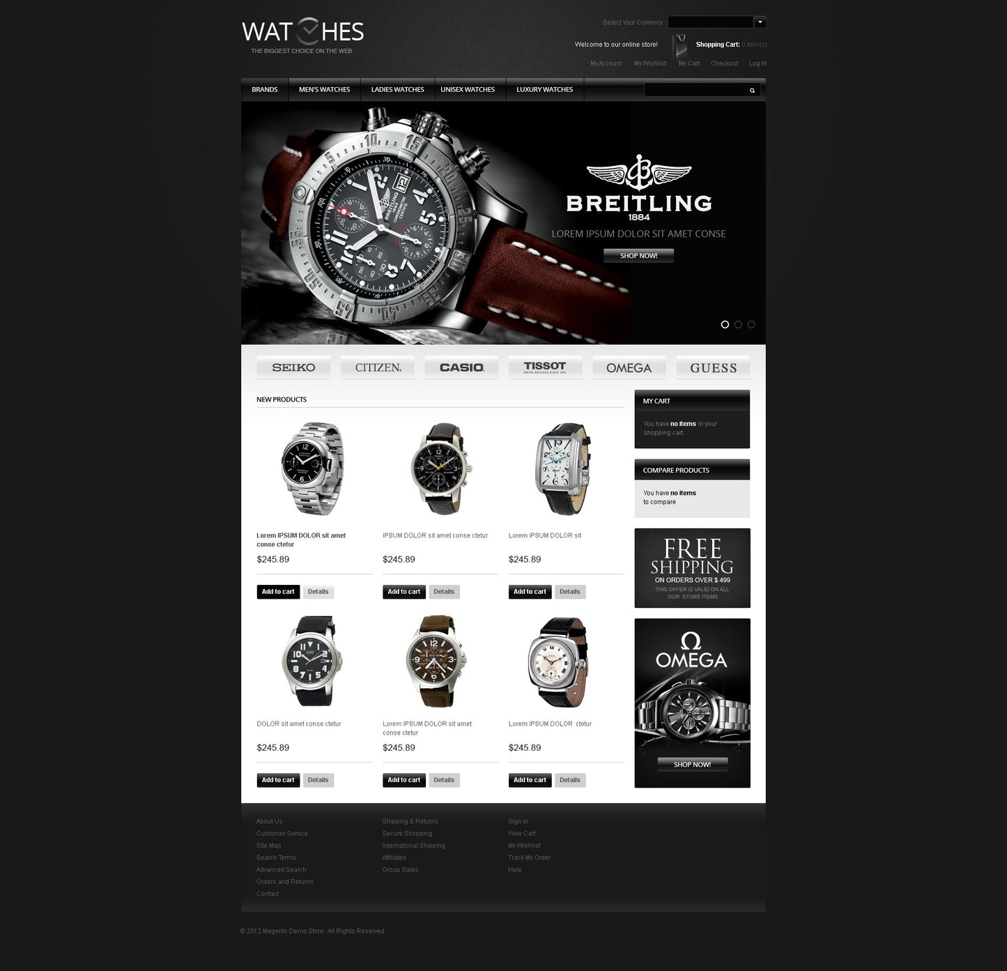 Magento Themes - GoWebBaby.Com
