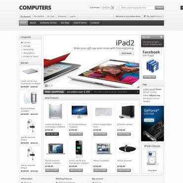 Magento Themes - GoWebBaby.Com