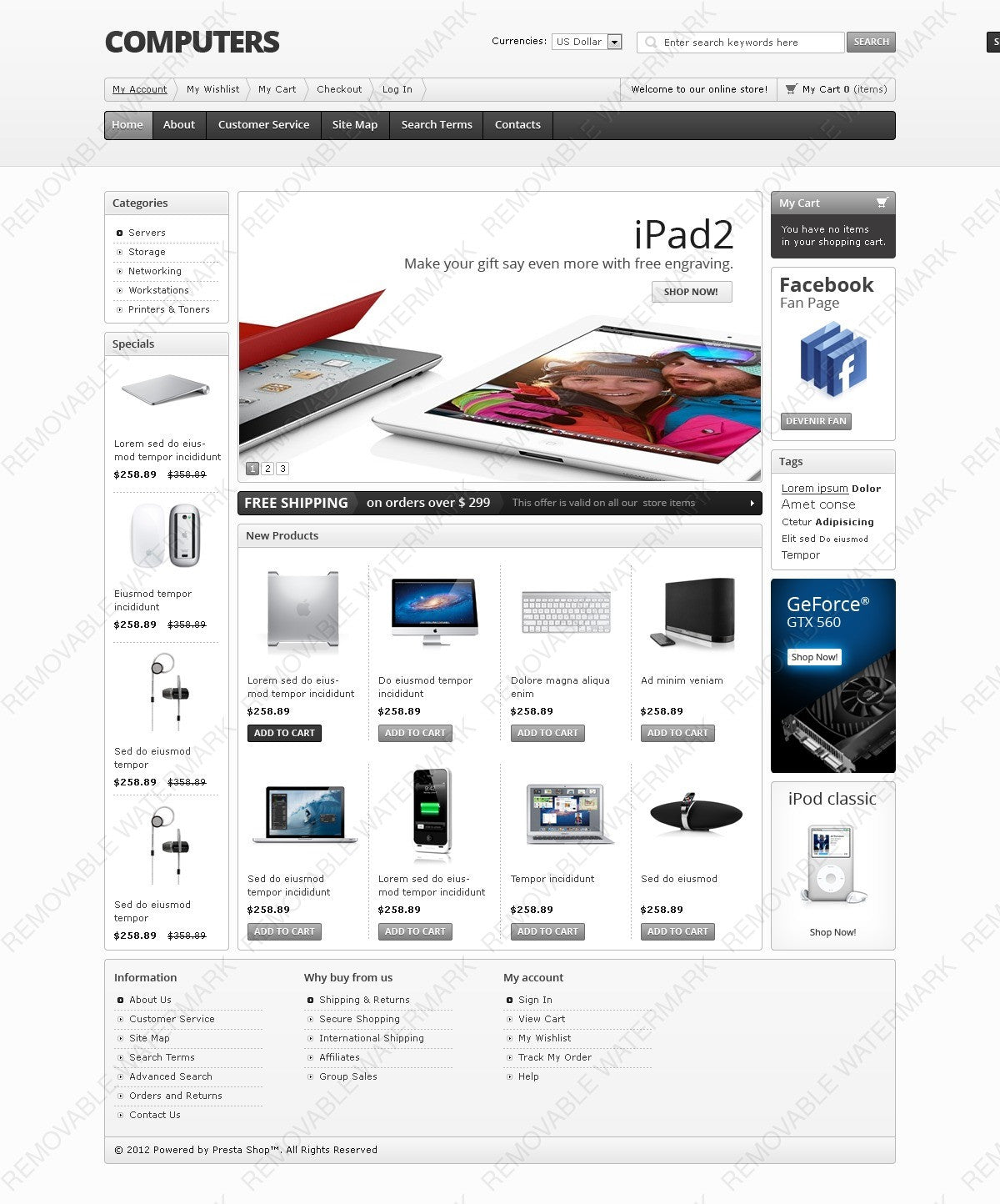 Magento Themes - GoWebBaby.Com