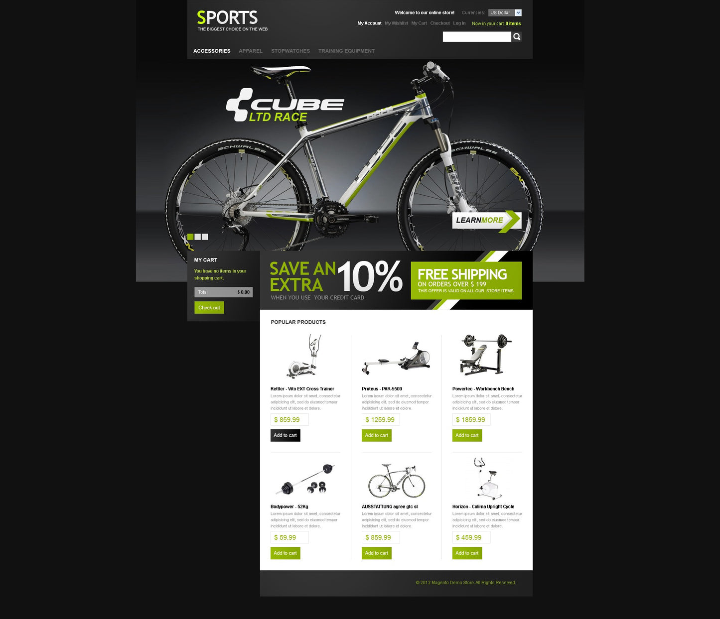 Magento Themes - GoWebBaby.Com