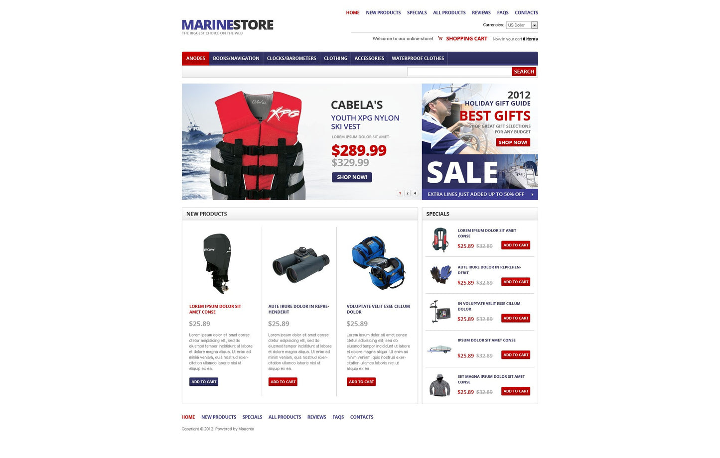 Magento Themes - GoWebBaby.Com