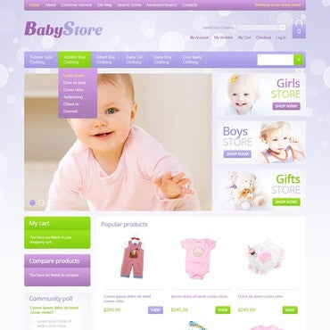 Magento Themes - GoWebBaby.Com