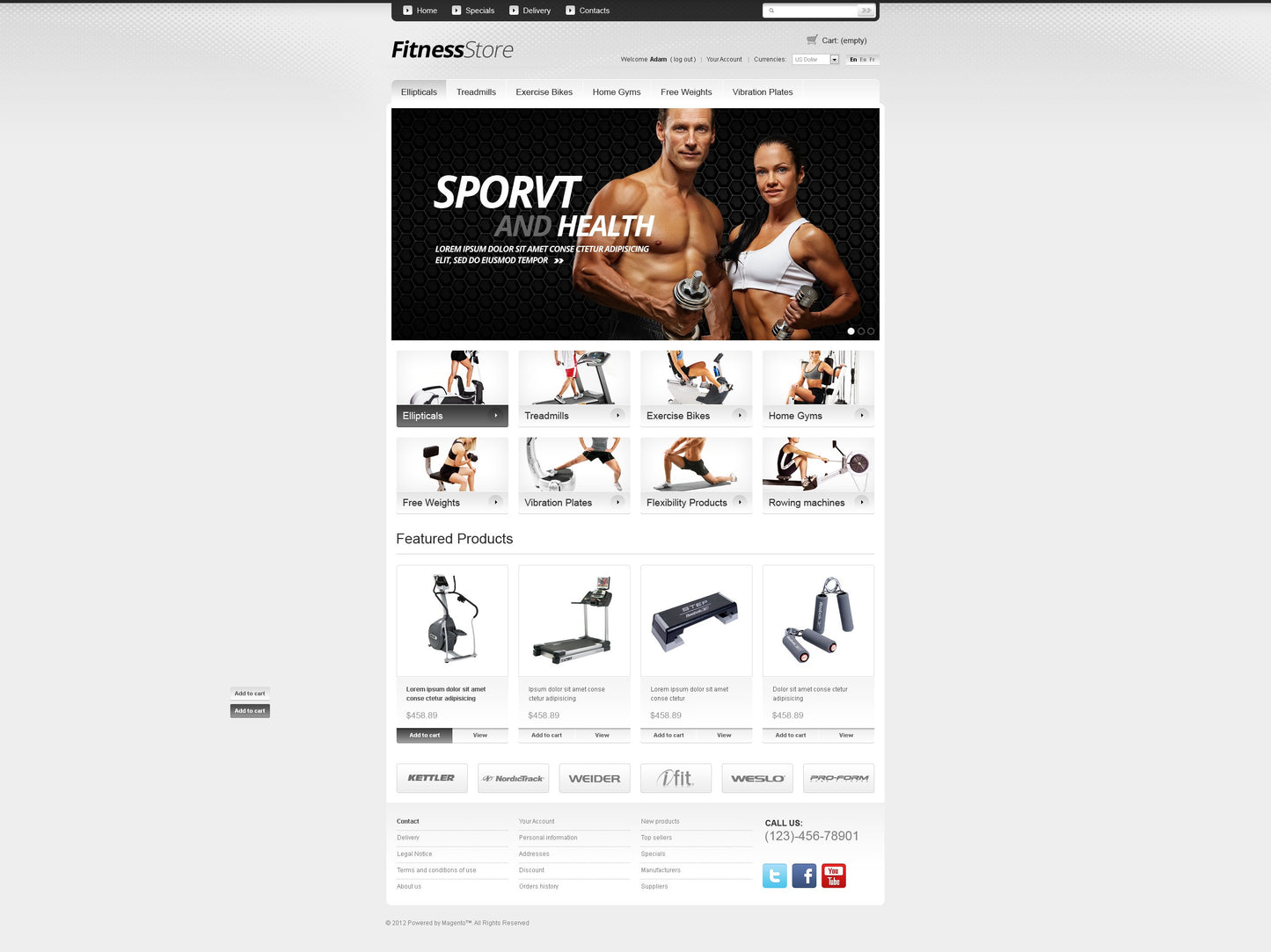 Magento Themes - GoWebBaby.Com