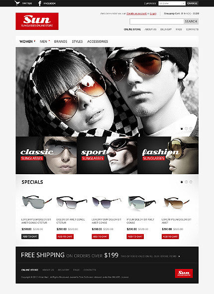Magento Themes - GoWebBaby.Com