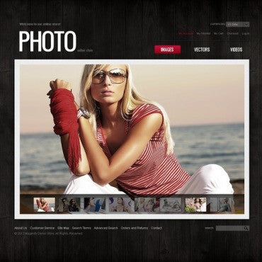 Photography Magento Website Design - GoWebBaby.Com