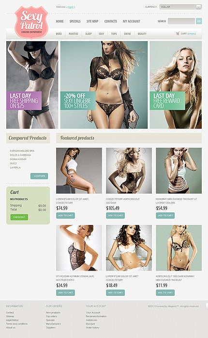 Magento Themes - GoWebBaby.Com