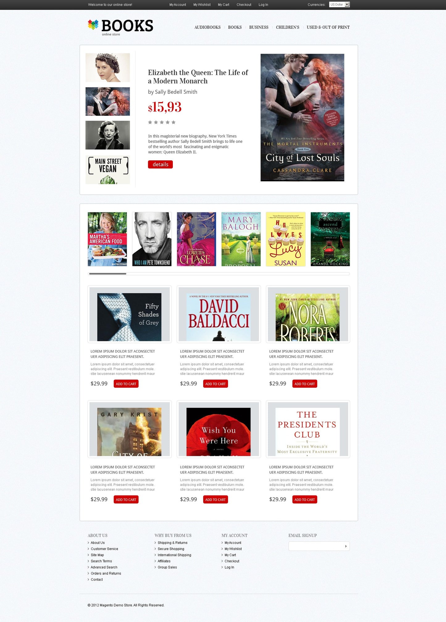 Magento Themes - GoWebBaby.Com