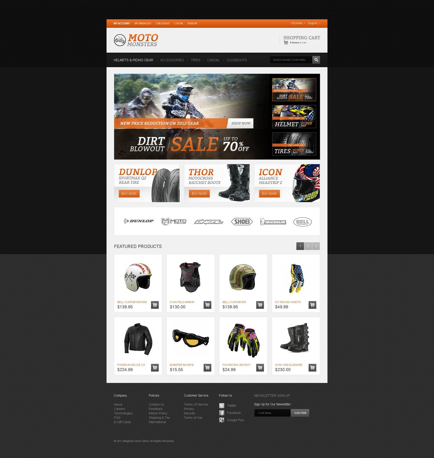 Magento Themes - GoWebBaby.Com