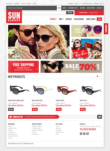 Magento Themes - GoWebBaby.Com