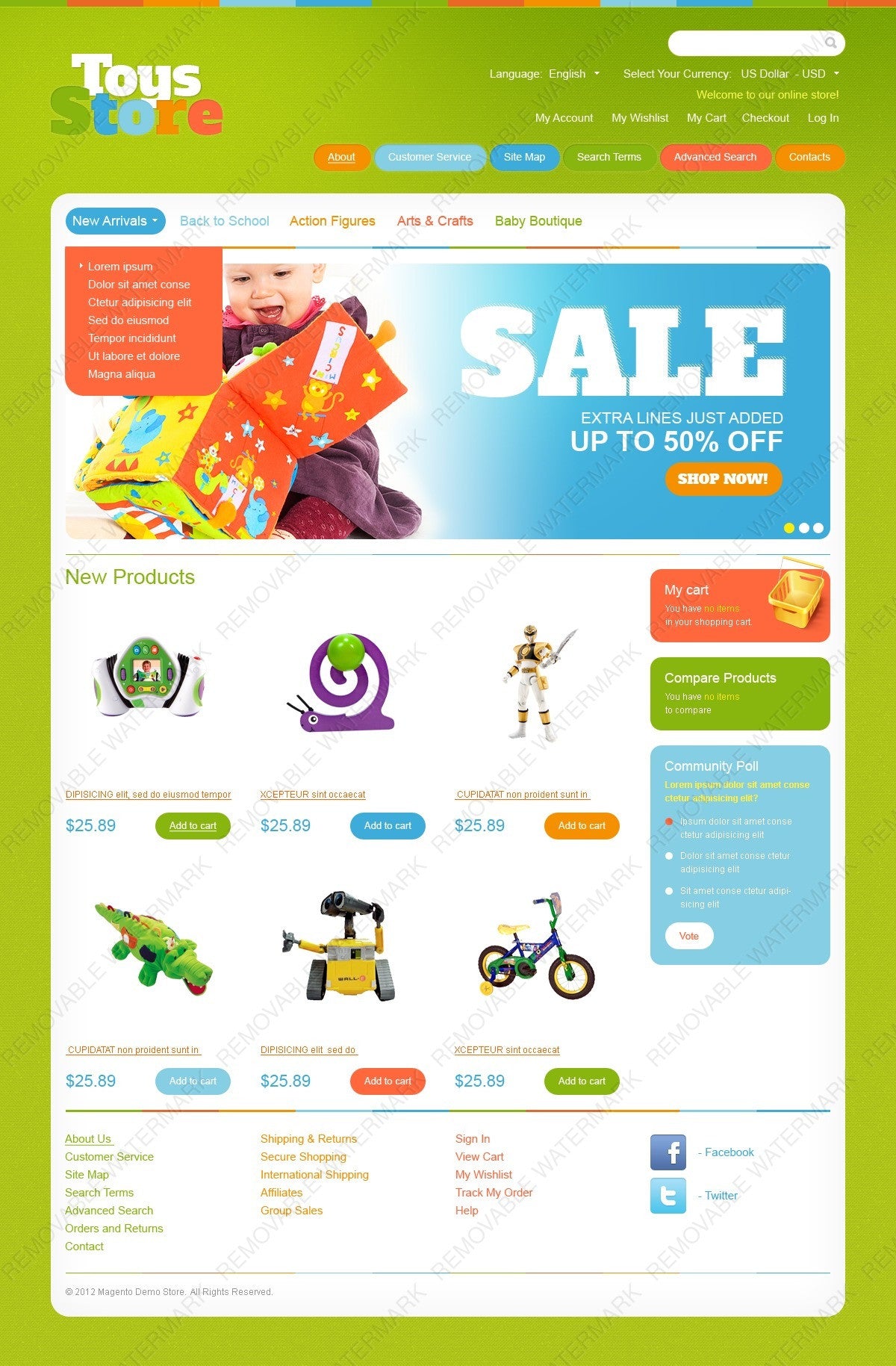 Magento Themes - GoWebBaby.Com