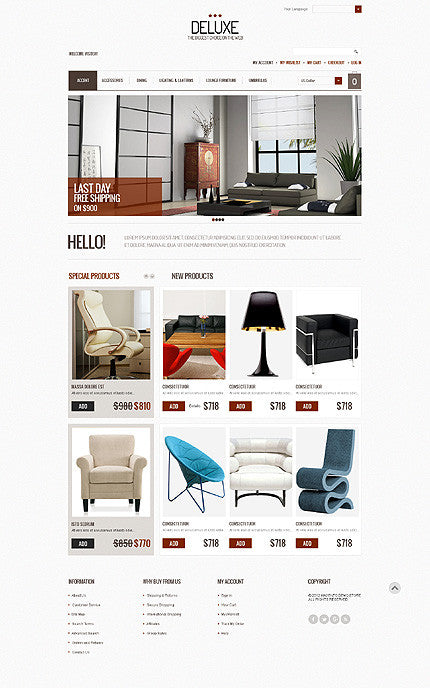 Magento Themes - GoWebBaby.Com