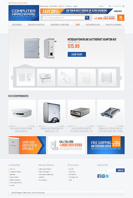 Magento Themes - GoWebBaby.Com