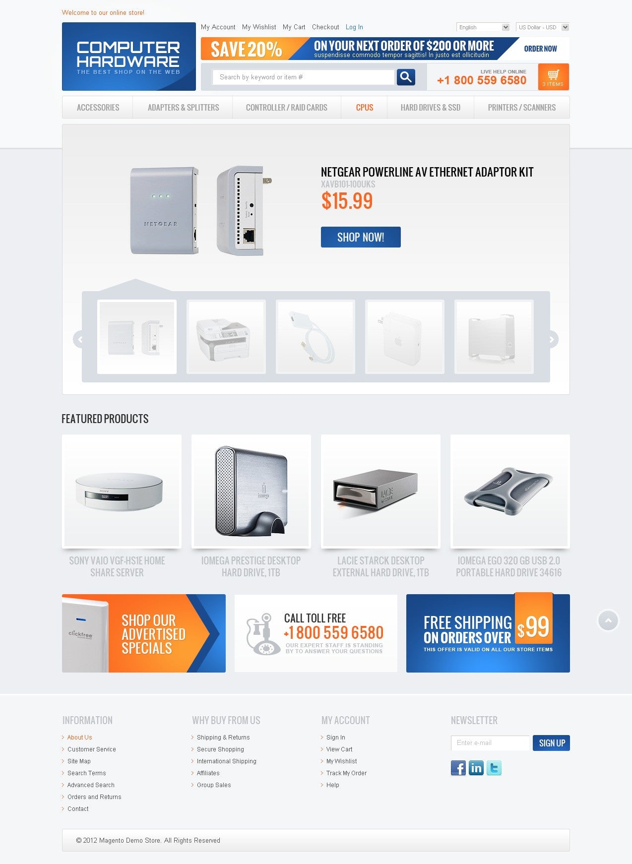 Magento Themes - GoWebBaby.Com