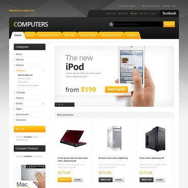 Magento Themes - GoWebBaby.Com