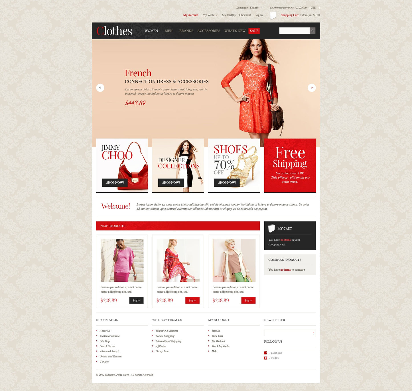Magento Themes - GoWebBaby.Com