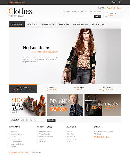 Magento Themes - GoWebBaby.Com