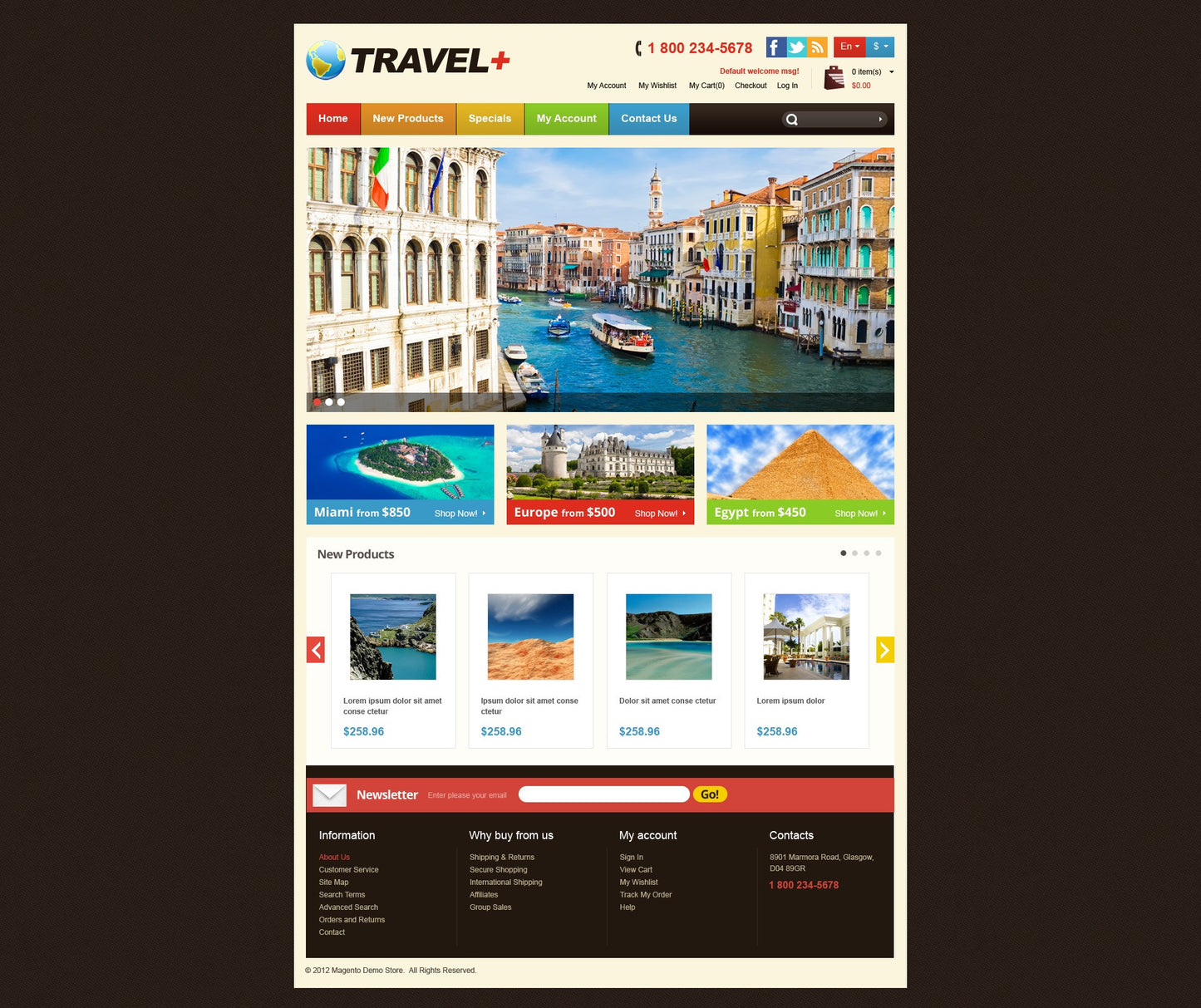 Magento Themes - GoWebBaby.Com