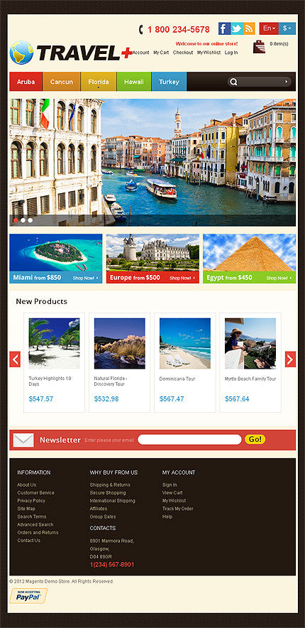 Magento Themes - GoWebBaby.Com