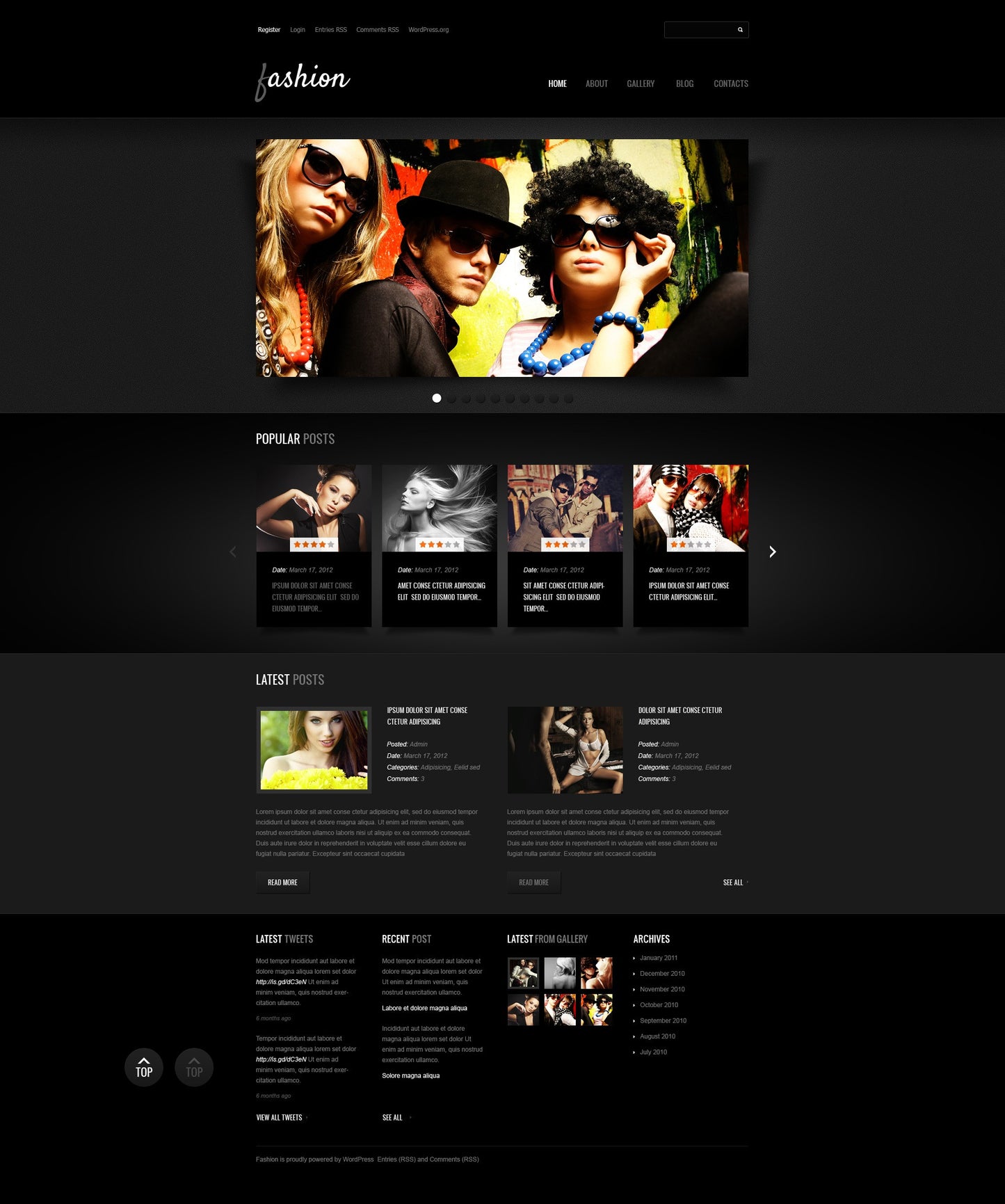 WordPress Themes - GoWebBaby.Com