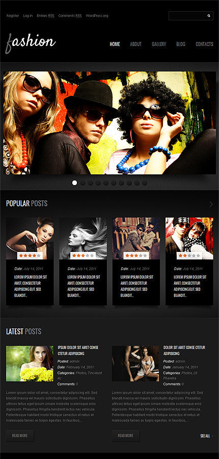 WordPress Themes - GoWebBaby.Com
