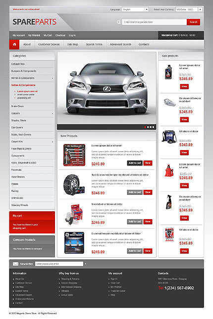Magento Themes - GoWebBaby.Com