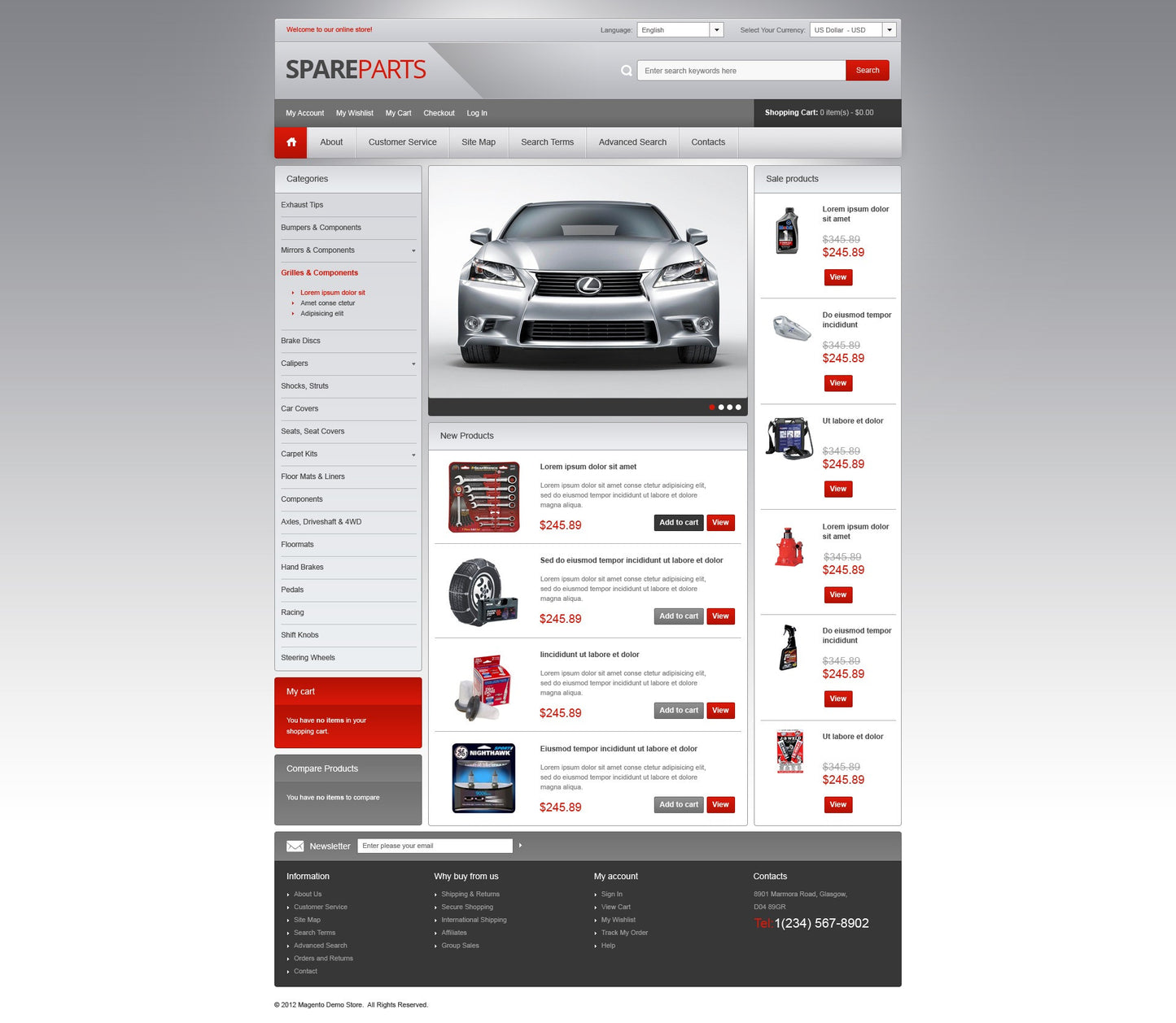 Magento Themes - GoWebBaby.Com