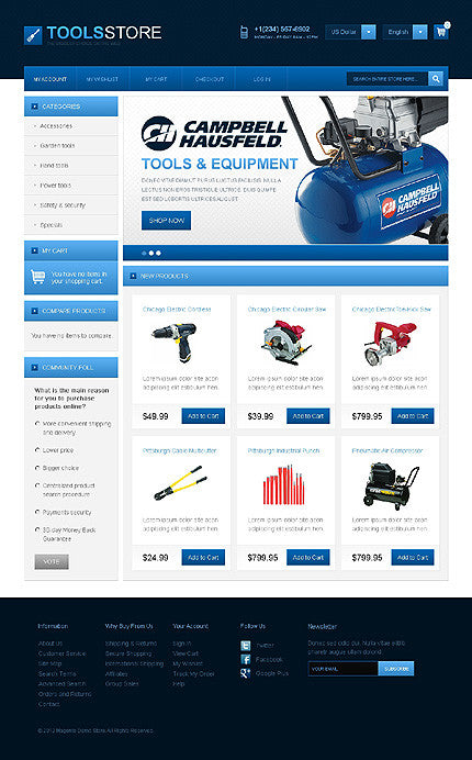 Magento Themes - GoWebBaby.Com