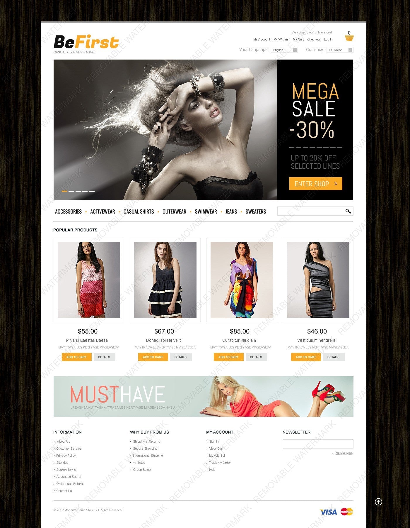 Magento Themes - GoWebBaby.Com