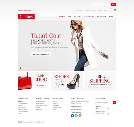 Magento Themes - GoWebBaby.Com