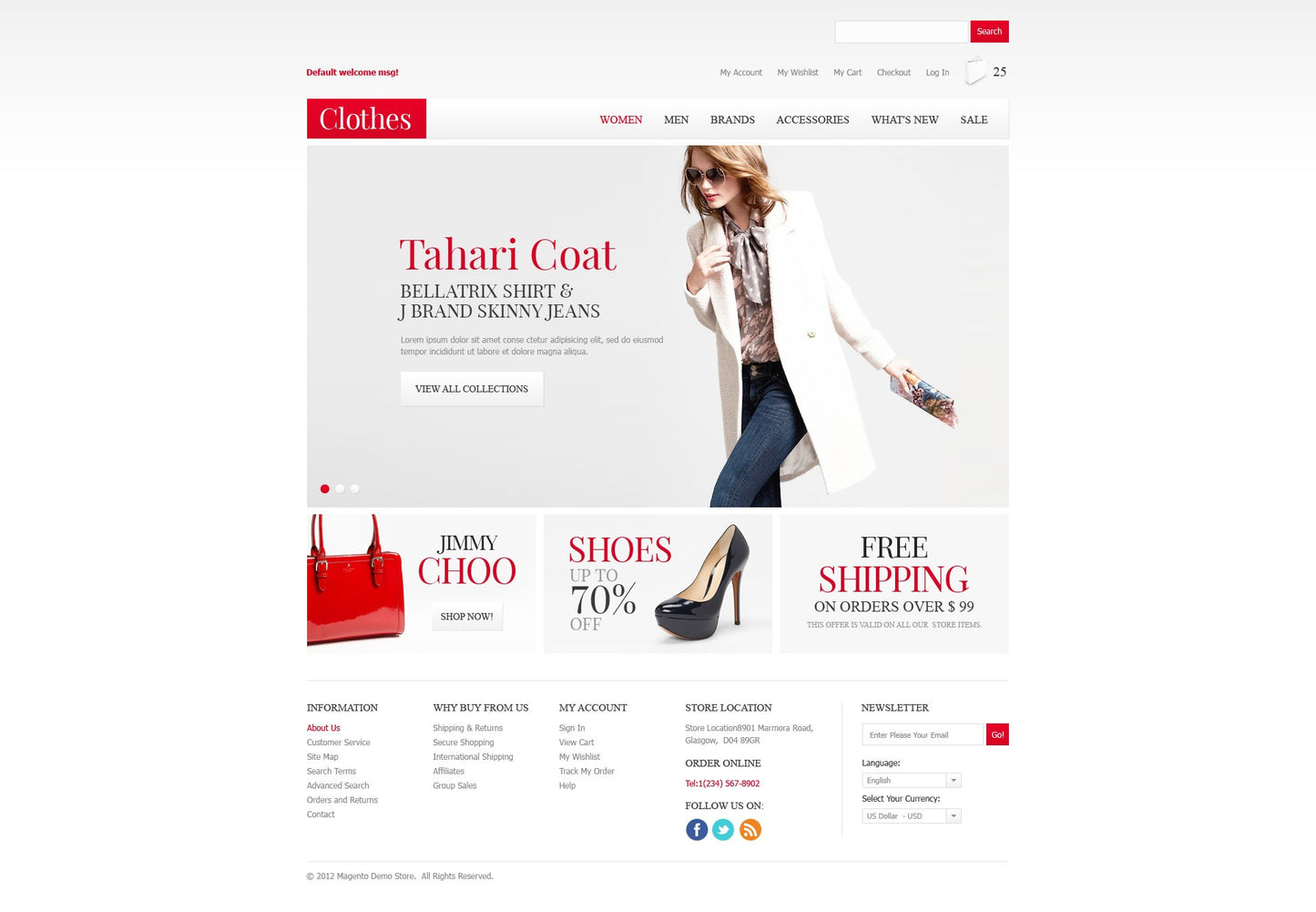 Magento Themes - GoWebBaby.Com