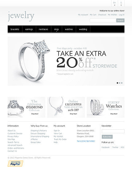 Magento Themes - GoWebBaby.Com