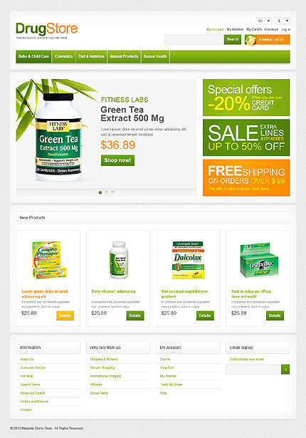Magento Themes - GoWebBaby.Com