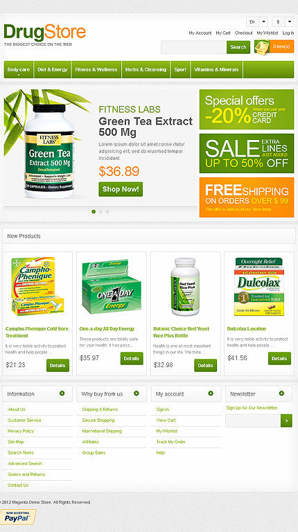 Magento Themes - GoWebBaby.Com