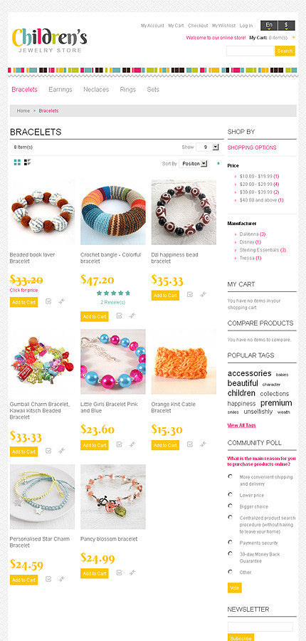 Magento Themes - GoWebBaby.Com