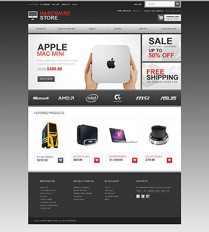 Magento Themes - GoWebBaby.Com