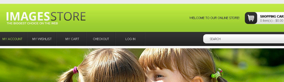 Image Store Magento Website Design - GoWebBaby.Com