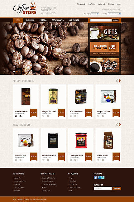 Magento Themes - GoWebBaby.Com
