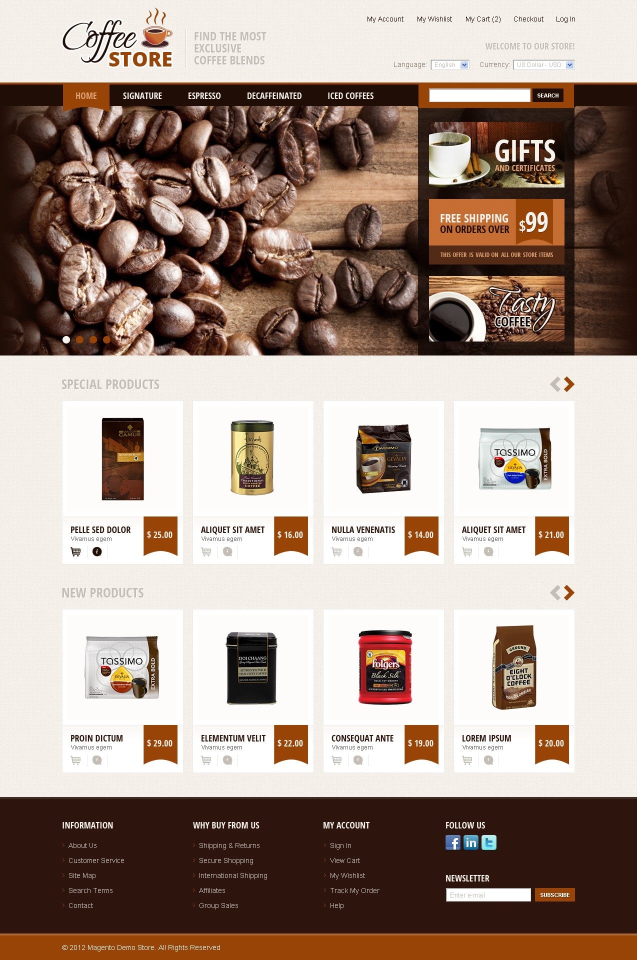Magento Themes - GoWebBaby.Com