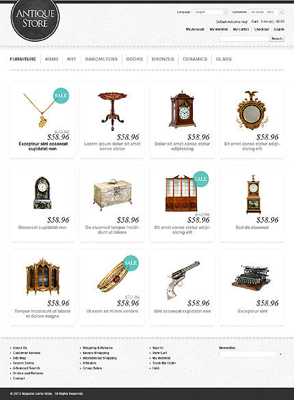 Magento Themes - GoWebBaby.Com