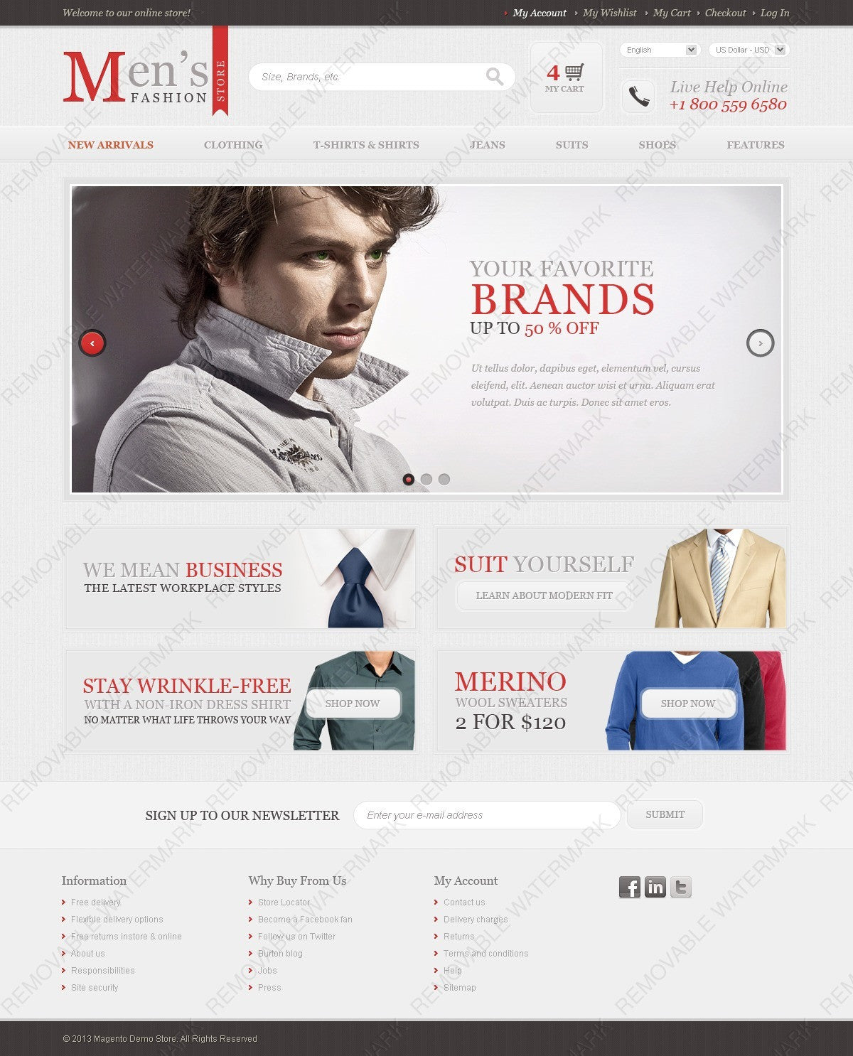 Magento Themes - GoWebBaby.Com