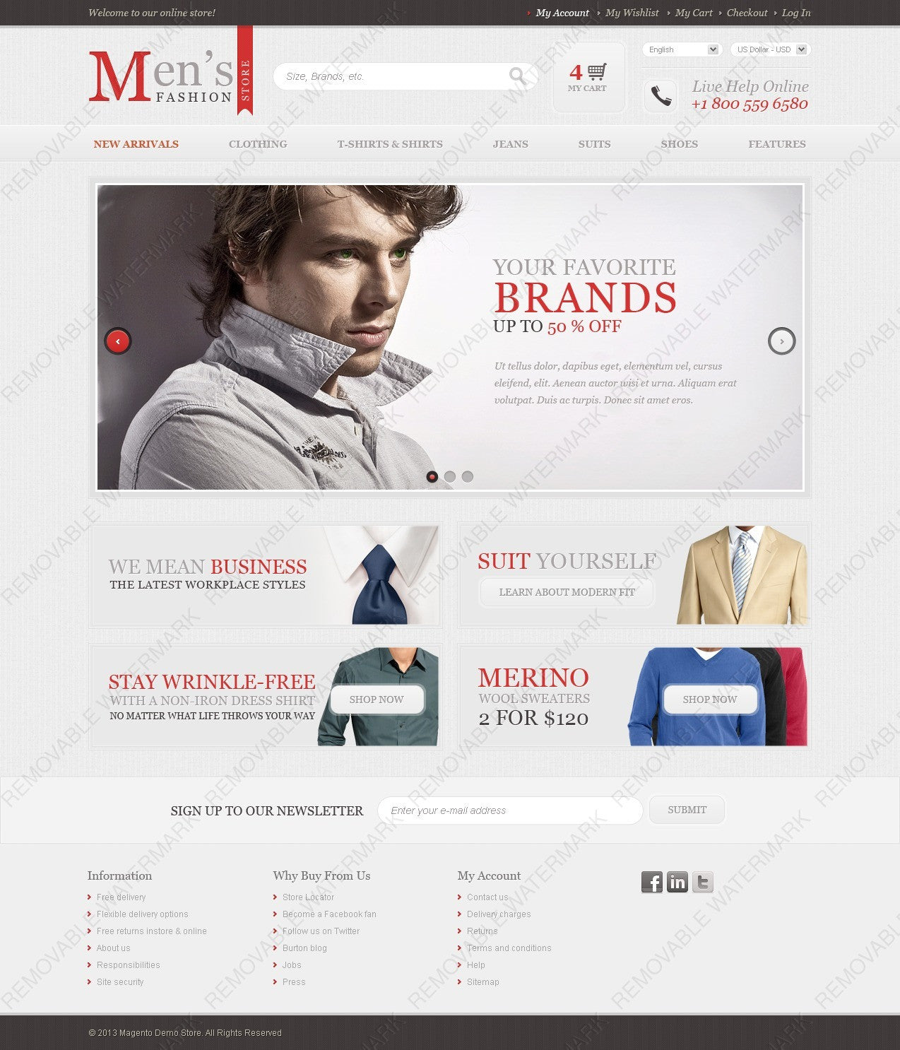 Magento Themes - GoWebBaby.Com