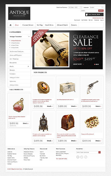 Magento Themes - GoWebBaby.Com