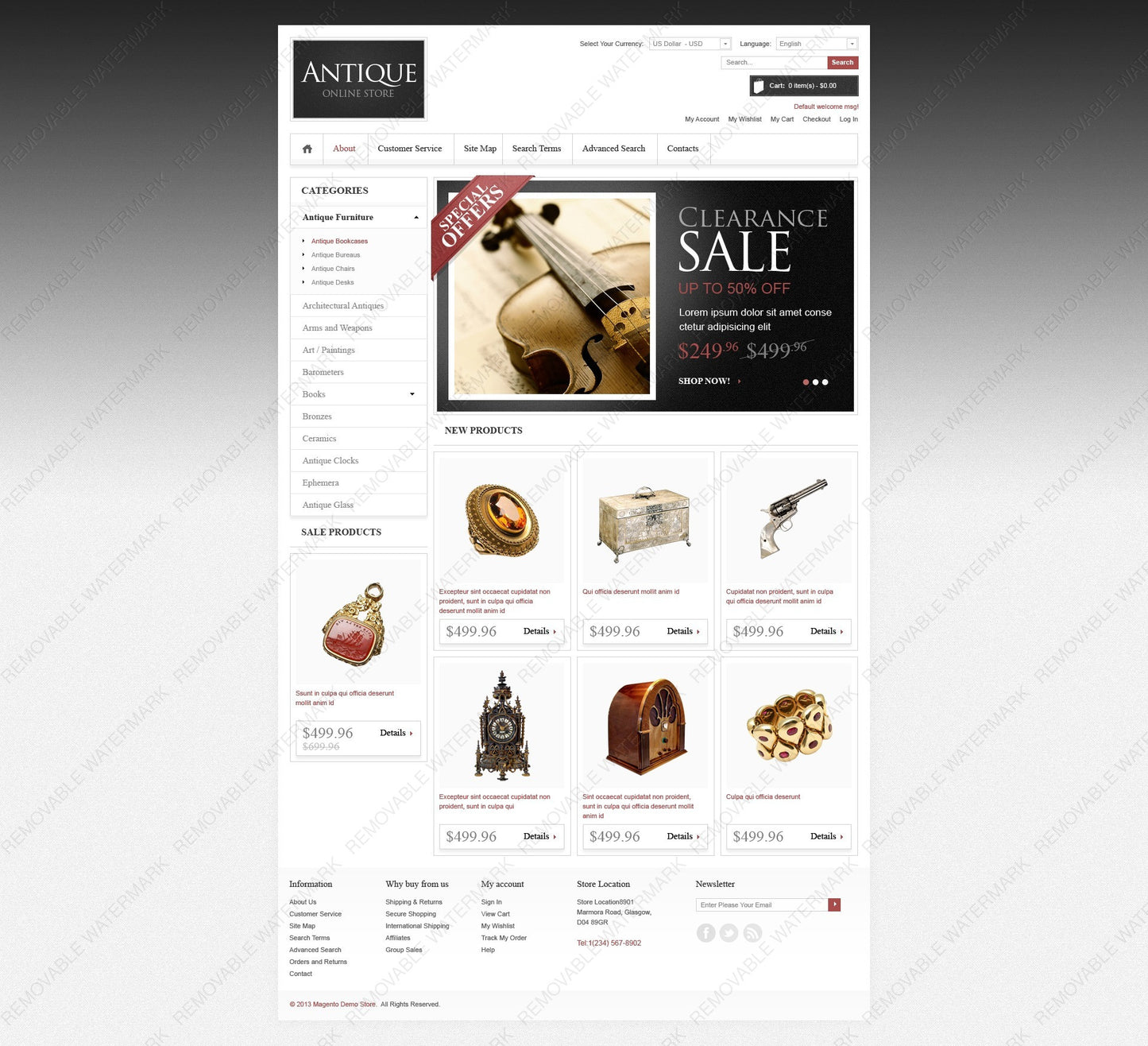 Magento Themes - GoWebBaby.Com