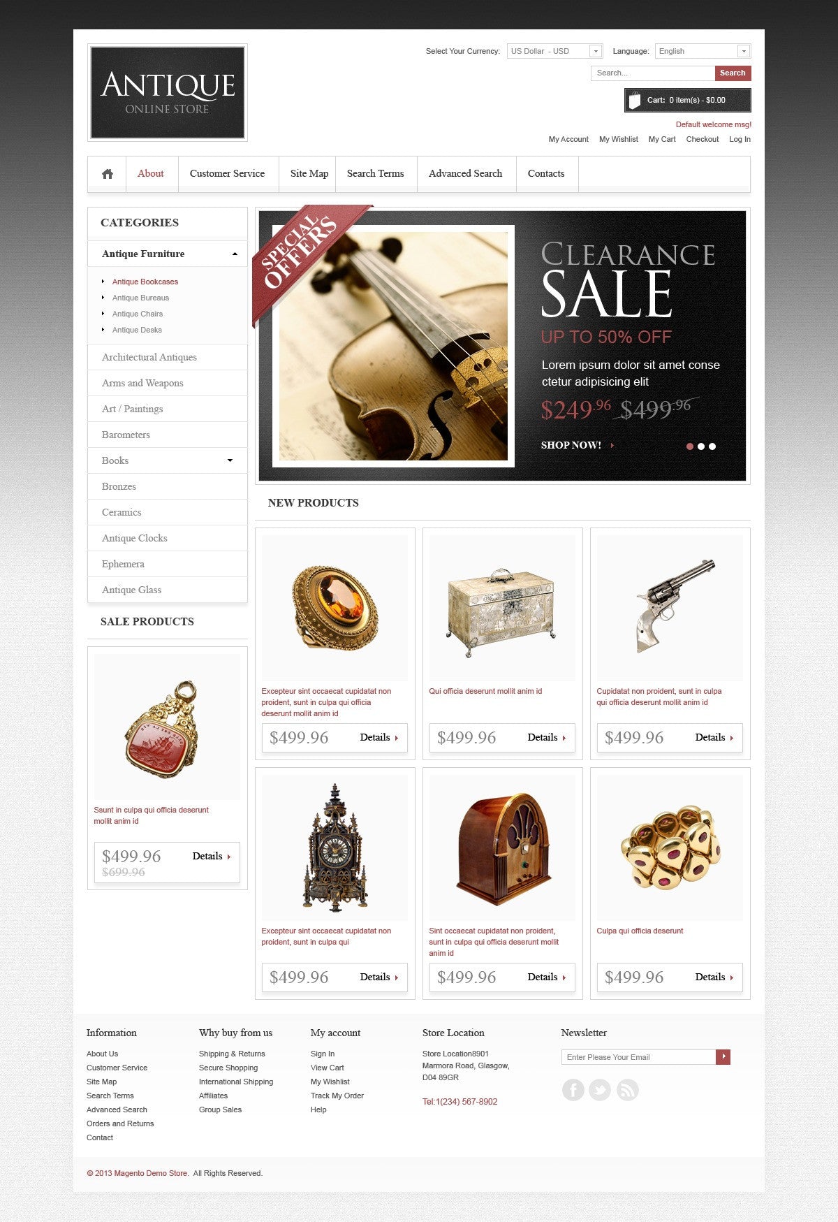 Magento Themes - GoWebBaby.Com