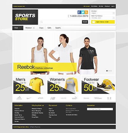 Magento Themes - GoWebBaby.Com
