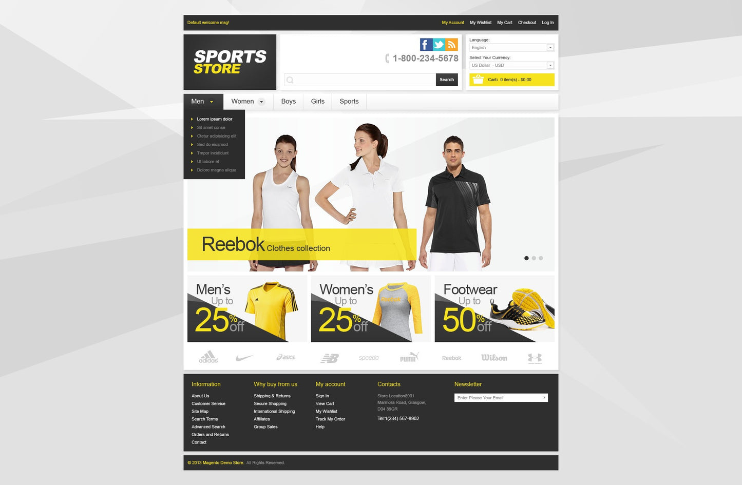 Magento Themes - GoWebBaby.Com