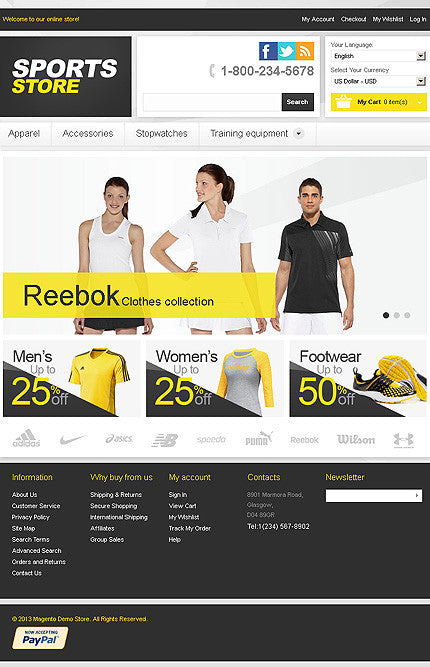 Magento Themes - GoWebBaby.Com